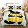 The Masterful Cat Is Depressed Again Today Bedding Set Cartoon Anime Three-piece Set Adult Kid Bedroom Duvetcover Sets