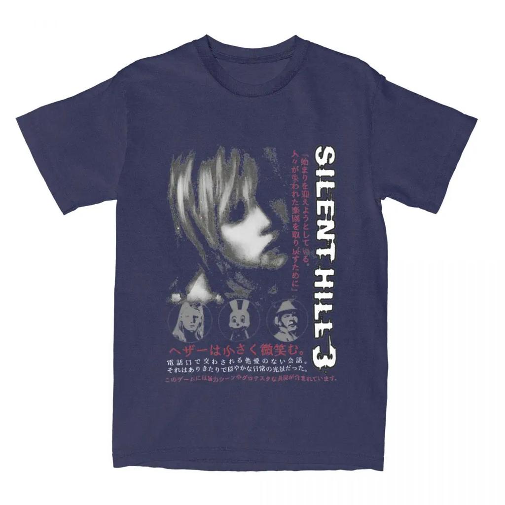 Novelty Horror Game Silent Hill 3 T Shirt Men Women's  Heather Mason Tees Shirt Summer Clothes