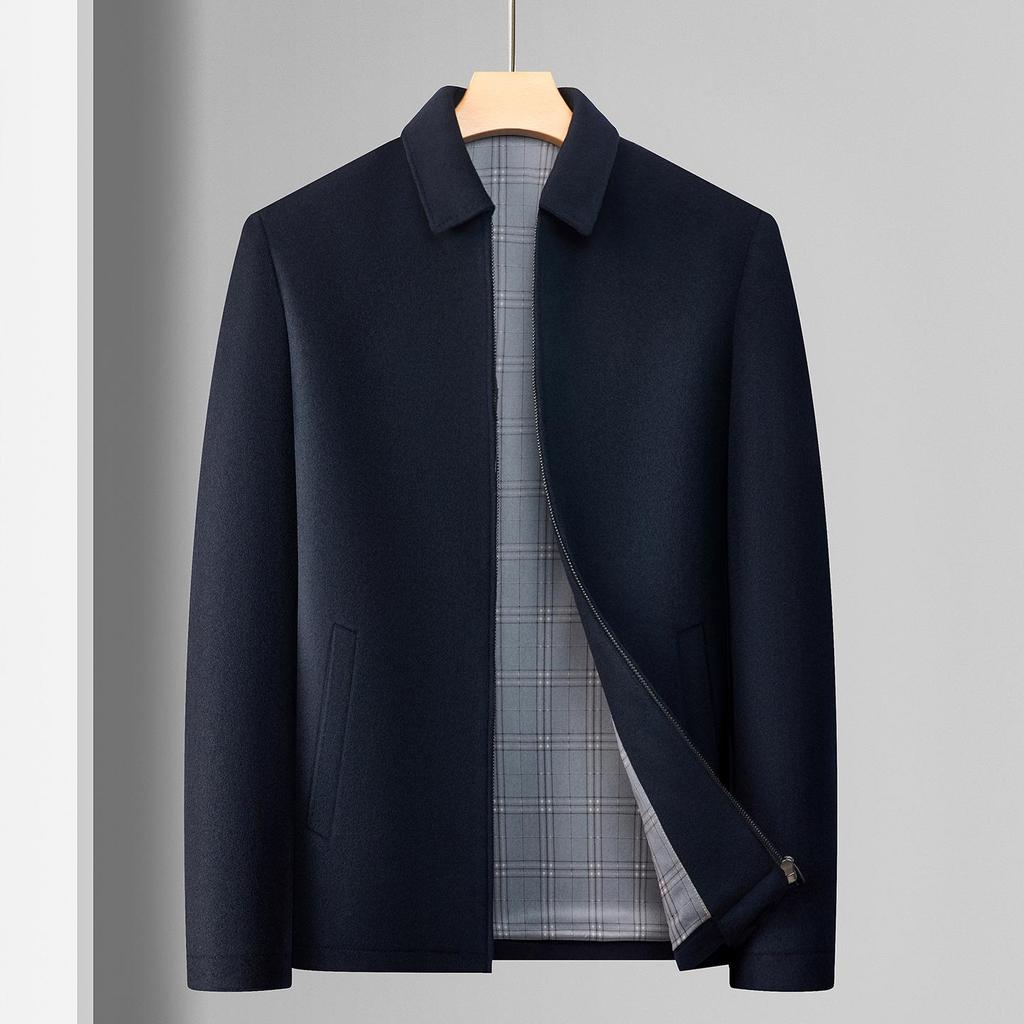 2025 Men's High-End Wool Lapel Jacket - Autumn/Winter Bestseller