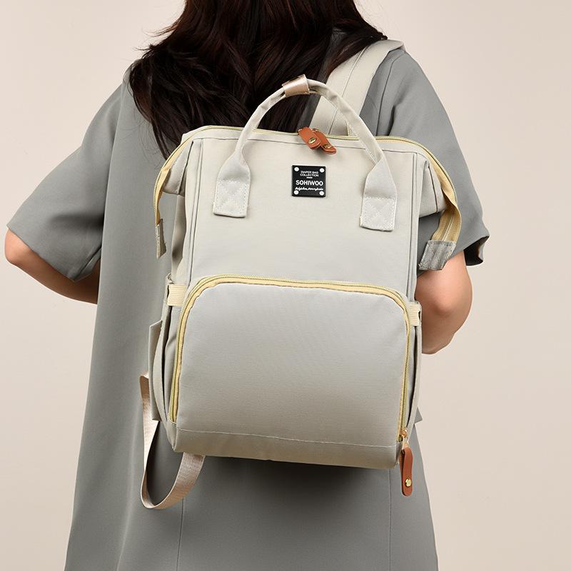 Schoolbag Mommy Bag Maternal and Infant Go Out Lightweight Backpack 1011 New Portable Large Capacity Multi-functional Fashion Mother