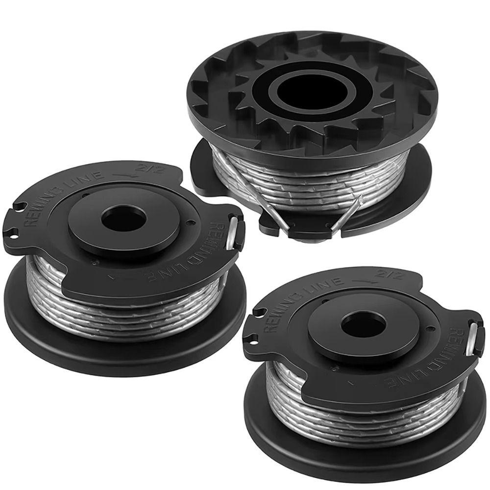 3Pcs Garden Tools Replacement Trimmer Spool Line Grass Trimmer Accessories Without Lid Line Spool F016800569 5M/16FT