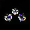Prism Six-Sided Bright Light Combine Cube Prism Stained Glass Beam Splitting Prism Optical Experiment Instrument Bright bright