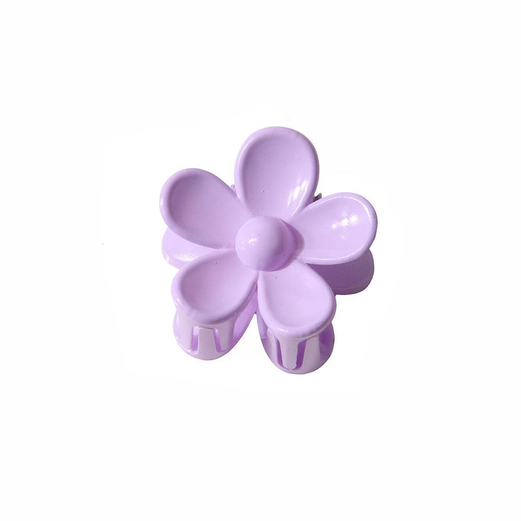 Colorful 3.5cm Sweet Flower Hair Claw Clip for Ponytails