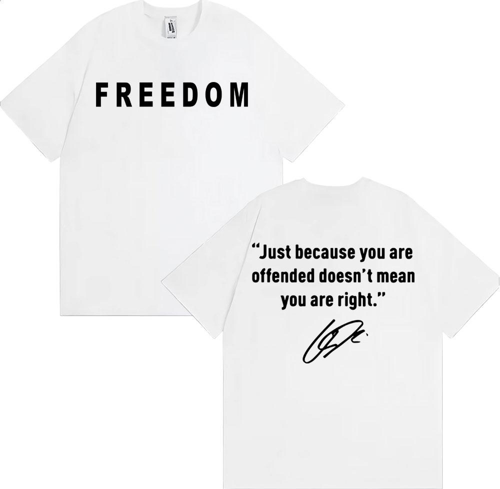 Prayers Up for Charlie Kirk Freedom T Shirt Men's Clothing Harajuku Y2k High Street T-shirts Man Casual Comfort Oversized Tshirt