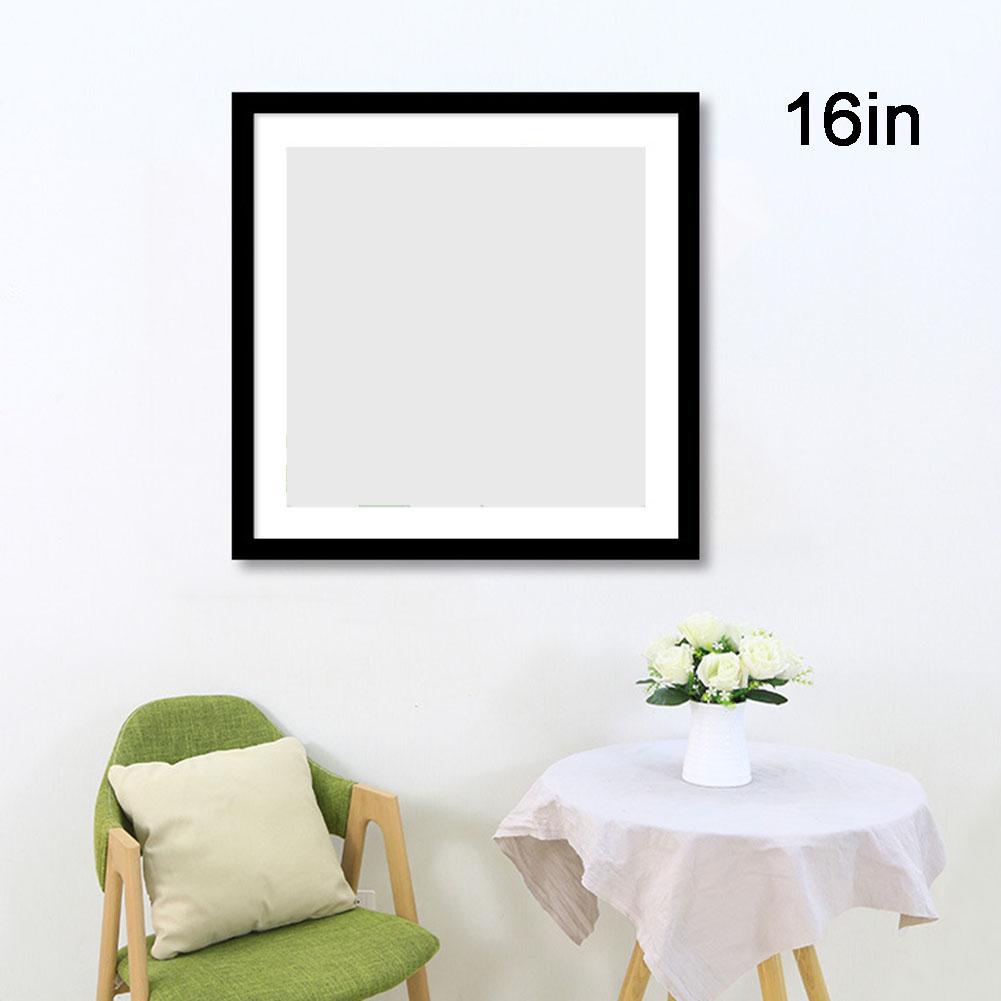 1pc Solid Wood Square Photo Frame Decorative Oil Painting Photo Frame For Bedroom Living Room Home Decorations