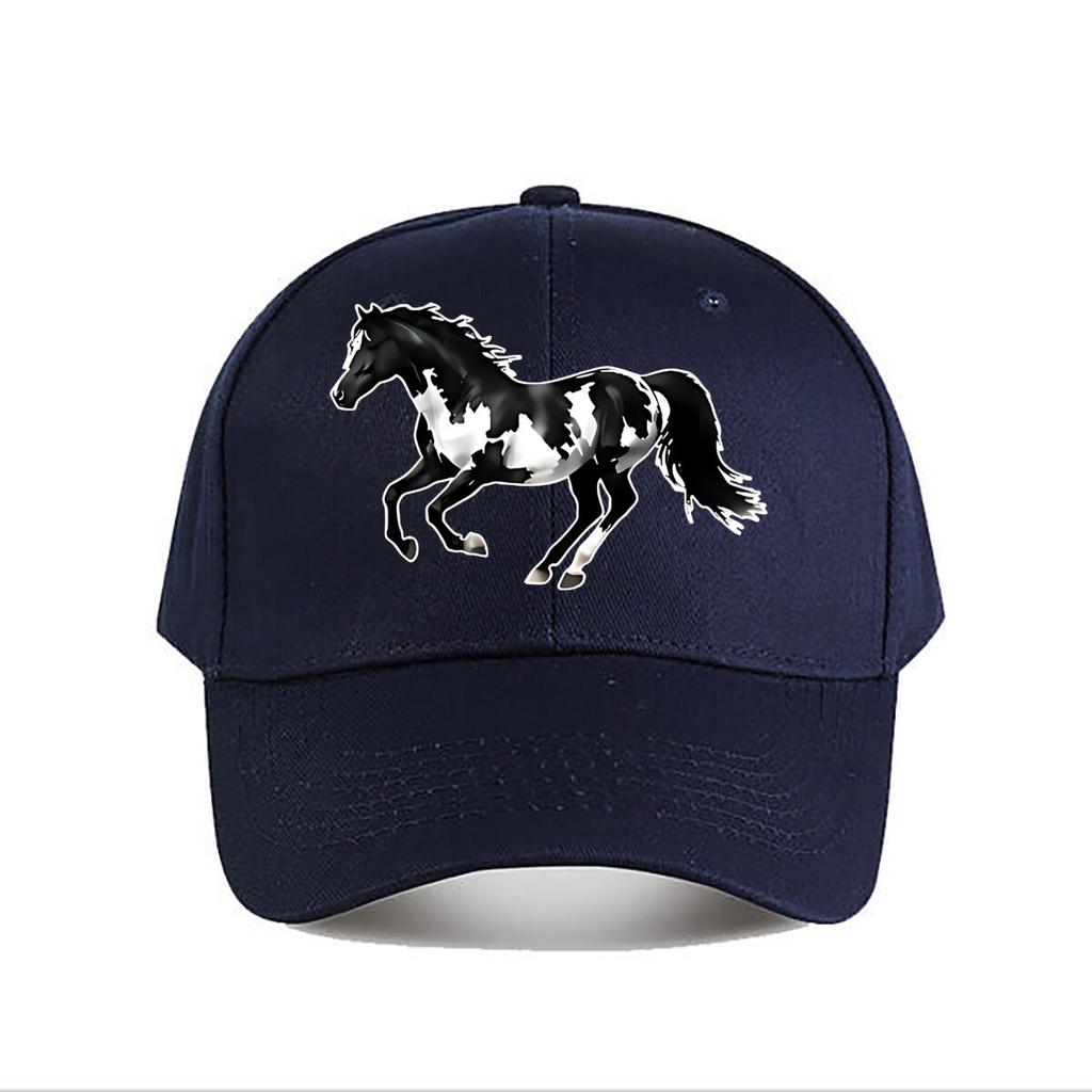 Pferdedruck Mütze Mehrere Farben Baseballkappe Mode Unisex Sonnenhut Damen Outdoor Sport Snapback Kappe