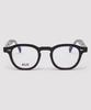 Alloaiweeo [Essential] Al5501 0909G Arnel Frame Black Eyeglass Frame Blue Light Blocking Lens Selection