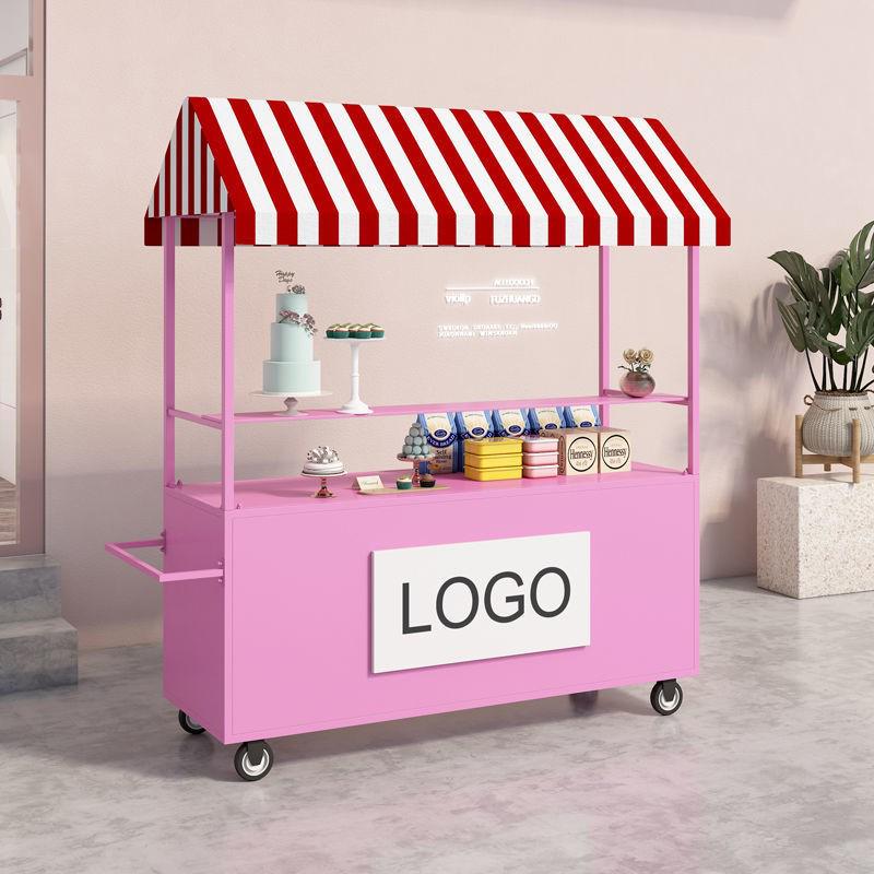 Mobile Snack and Retail Cart for Night Markets and Scenic Areas