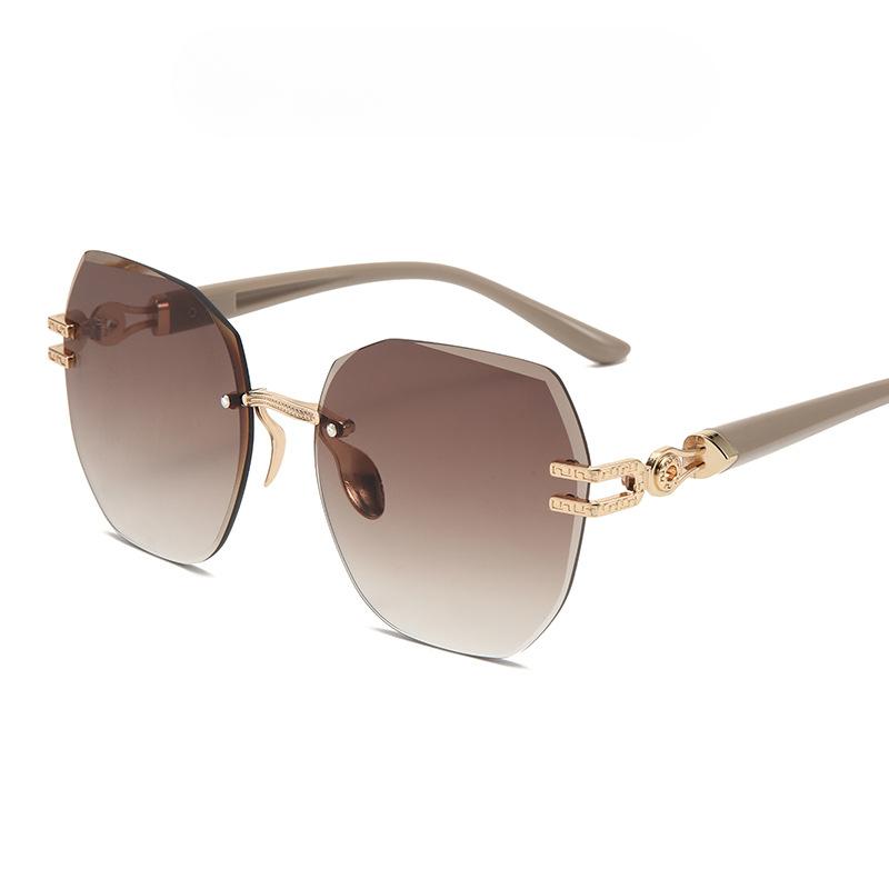 Trend Nowe okulary przeciwsłoneczne damskie w koreańskiej wersji The Tide Big Box z okrągłą twarzą, okulary przeciwsłoneczne dla gwiazd, okulary z filtrem UV.