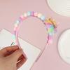 Cute Rainbow Balls Flower Hair Bands Princess Headband Sweet Plush Head Hoop Baby Girls Headwear Accessories