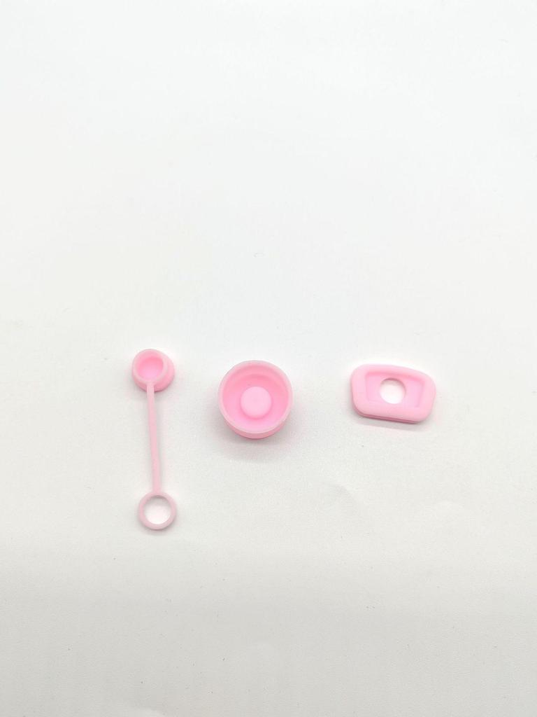 6dílná sada silikonových čepiček na brčka ve více barvách, cestovní zátky proti vytečení