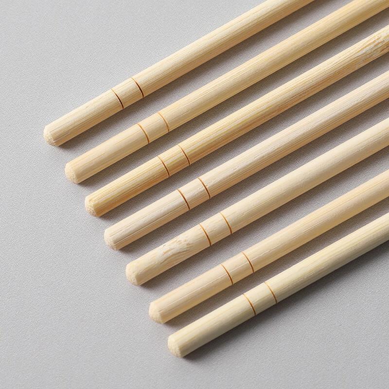 80-Pair Individually Wrapped Disposable Bamboo Chopsticks