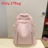 Nylon School Backpack With Comfortable Shoulder Straps For College Students