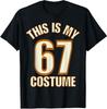 C'est mon costume paresseux Halloween 67 T-shirt unisexe