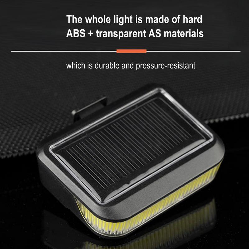 Solar Power Cycling Taillights Rechargeable Solar Taillights For Cycling Mountain Cycling Taillights Cycling Rear Signal Lights