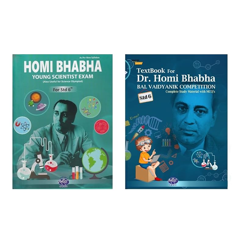 Shraddha Prakashan Std TextBook and Notes For Dr. Homi Bhabha Bal Vaidyanki Competition complete study Material with MCQ' 202324 ( Set of Books