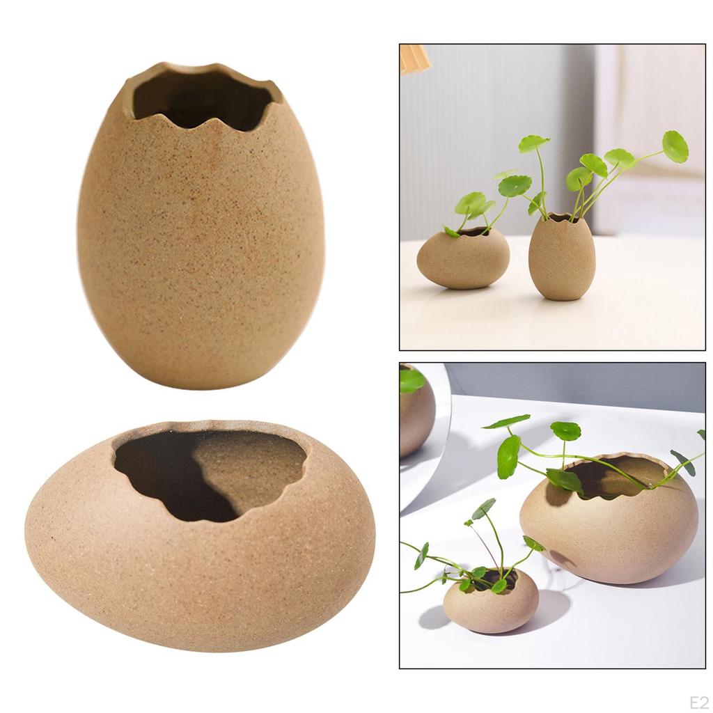 Keramikkunst Vase Ei Porzellan Blumentopf Bonsai für