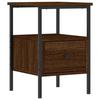 VidaXL Bedside Table Brown Oak 34x36x50 Cm Engineered Wood 826051
