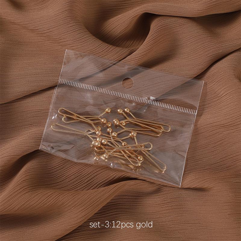 12Pcs/bag Muslim Hijab Pins Fashion Women Scarf Findings Safety Brooch Jewelry Islamic Multicolor Headscarf Buckle Accessories