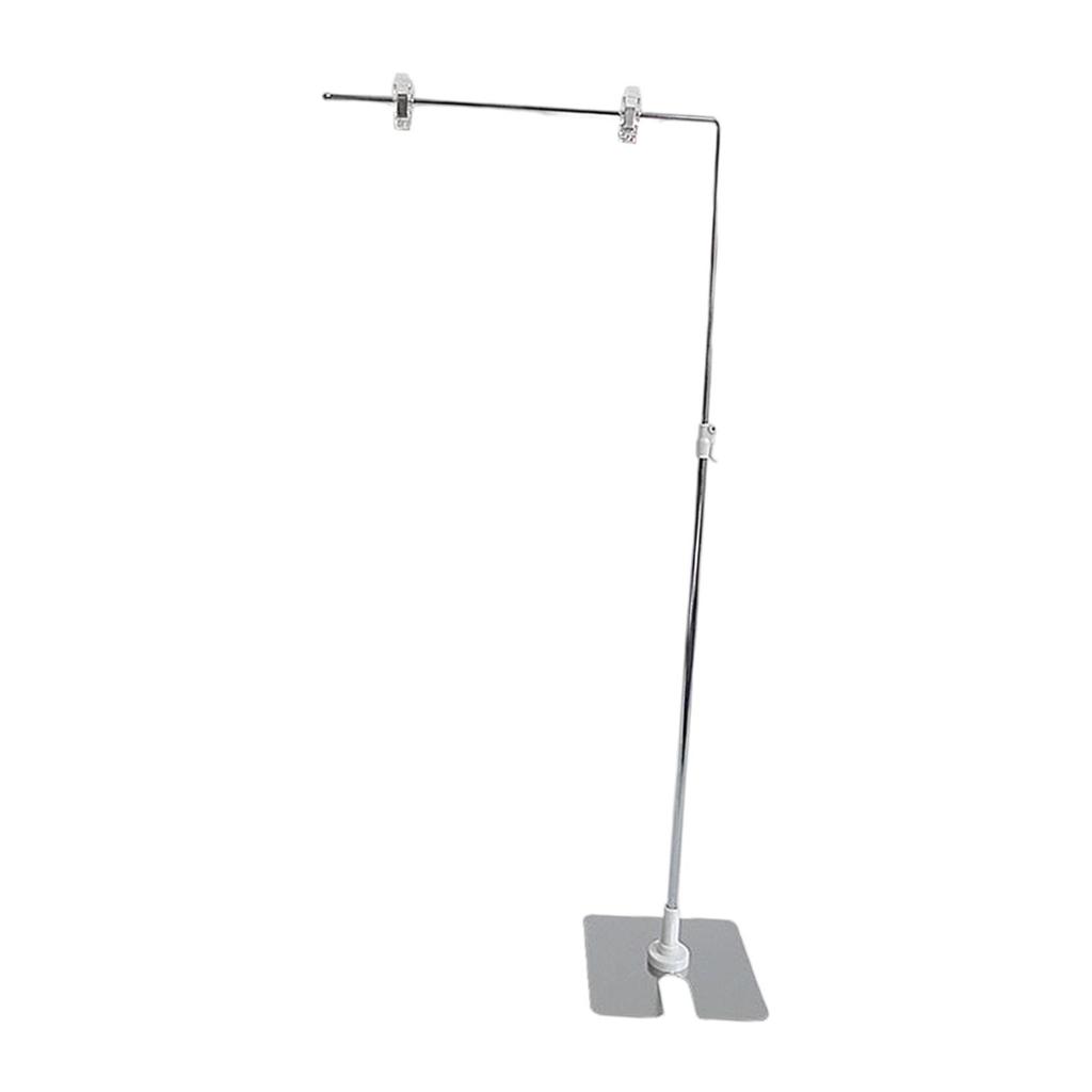Poster Stand Adjustable Height for Table Sturdy Retractable Movable Clips Multipurpose Banner Holder Sign Holder Sign Stand