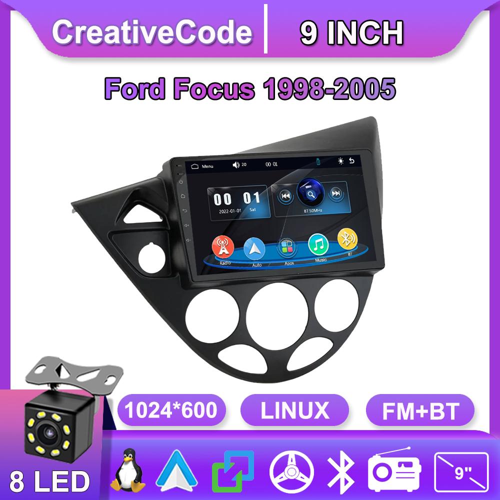 Car Radio Multimedia MP5 Player Head Unit Stereo BT For Ford Focus 1998-2005