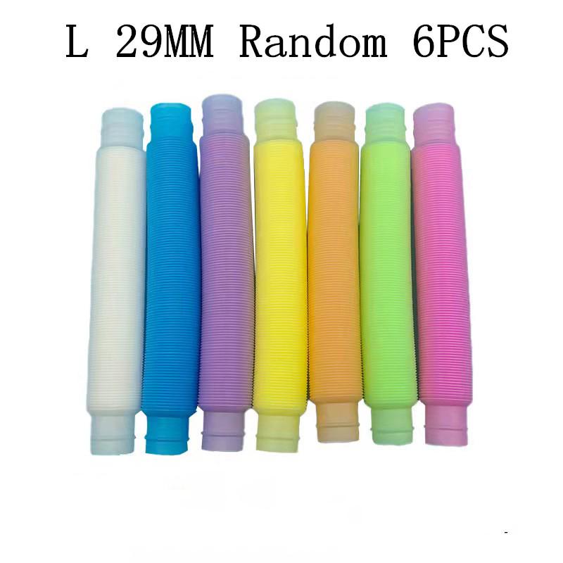 Colorful PopTelescopic Tube Stretching Corrugated Tube Children Adult Party Festival Stress Relief Toy