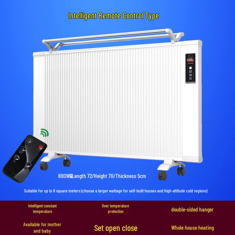 Energy-Efficient Graphene Wall-Mounted Heater for Large Areas