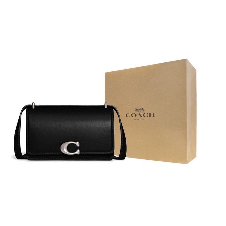 Coach Bandit 18 Multifunktionale Tasche Mit C-Schnalle Damen Umhängetasche Schwarz CD724-LHBLK