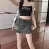 2024 Women's High-Waist A-Line Denim Skirt: Trendy, Slim-Fit, Summer Style