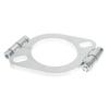 2.5 Exhaust Flange Repair Exhaust Flange Repair Kit 2.5in/63mm Exhaust Flange Connection Silver Steel Split Repair Flange Kit