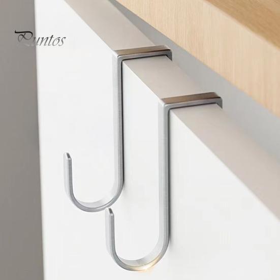 Dorm Room Essentials Heavy Duty Bunk Bed Hook, Stainless Steel No Drill Over The Door Hooks Space Saving Organizer for Bathroom Cabinet And