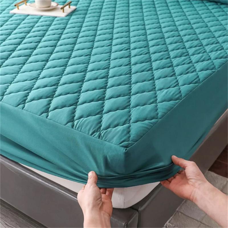 New Waterproof Thicken Mattress Covers Adjustable Fitted Sheets Bed Covers Mattress Pad Protector Sheets For Bed