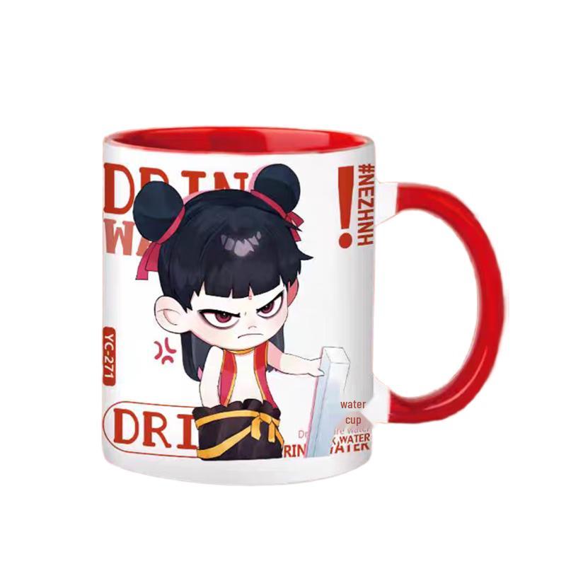 Xiaoyueya Nezha Cartoon Ceramic Mug