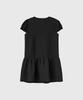 GENERALIDEA Floral Cap Sleeve Mini Dress [Black] / Gf2Lop522