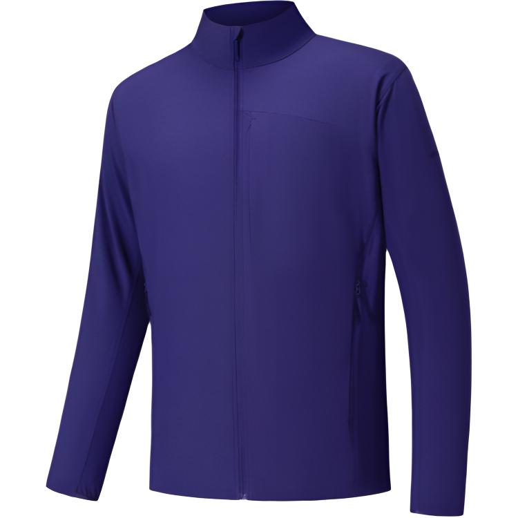 Anta Outdoor Series Stand Collar Zipper Solid Color Minimalist Jacket Men jackets 152620607-3