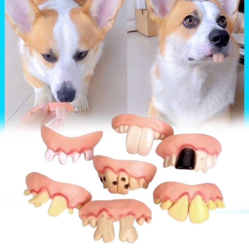 5pcs Terrible Funny Rotten Goofy Fake Teeth Creepy Dentures Party Halloween