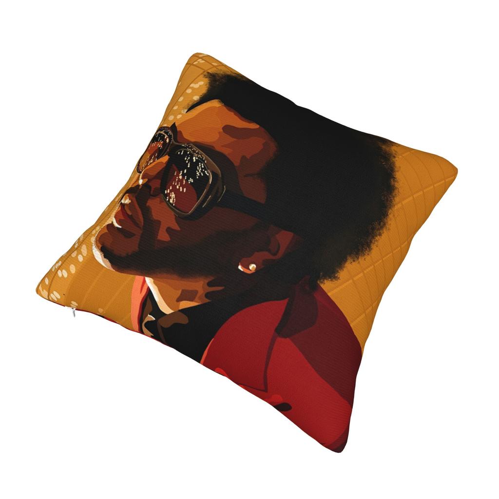 The Weeknd Pop Pillowcase Printing Fabric Cushion Cover Decoration Throw Pillow Case Cover Bed 18''