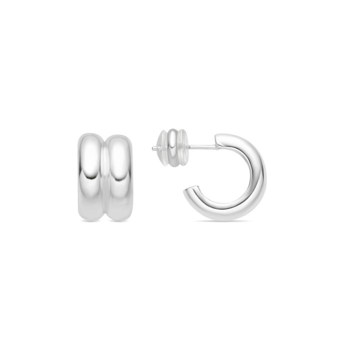 Boucles d'oreilles - LUXENTER - Tudfu - Argent 925 - Finition argentée - Élégance unique