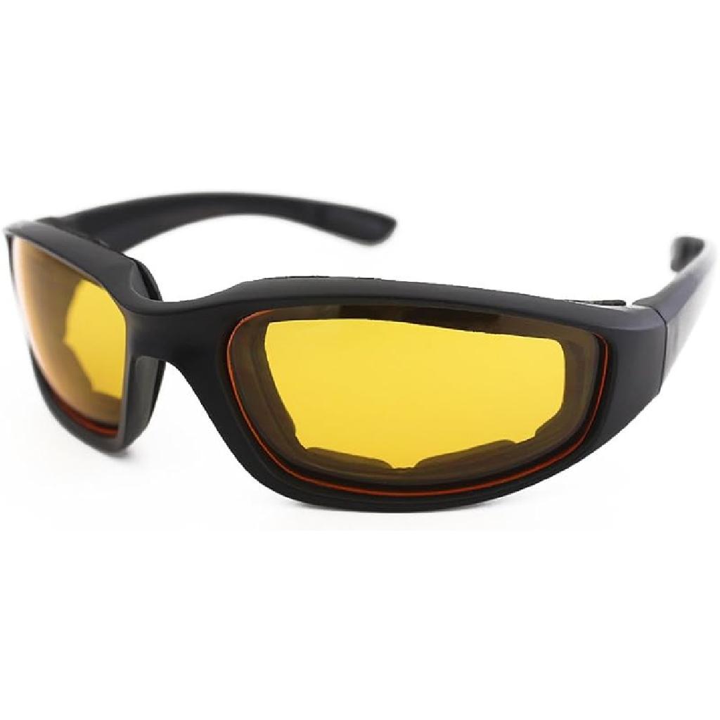 3 Pair Motorcycle Riding Glasses Padding Goggles UV Protection Dustproof Windproof Motorcycle Sunglasses for Outdoor Actives