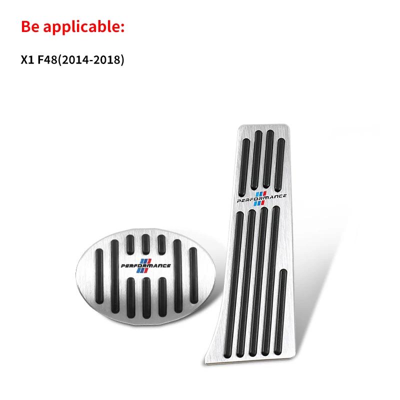 New Car Brake Foot Rest Pedal Cover Alloy Rubber Gas Pedal Protector For BMW X3 X5 M5 M3 E46 E90 E60 F10 E39 F30 E36 G30 E8