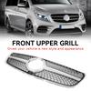 Diamond Front Upper Grille Grill fit Mercedes Benz V Class W447 2014-03.2019