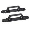 1/2pc Antique Metal Door Handle Heavy Duty Barn Door Pull Black Solid Cast Iron Sliding Door Handle Grip Accessories