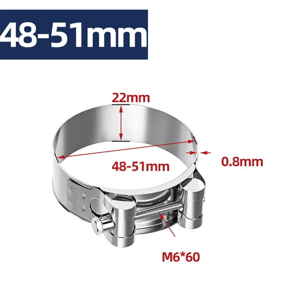 304 Hose Clamp Exhaust Water Pipe Clamp Stainless Steel Hose Clamp