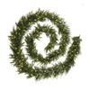 Norfolk Pine Christmas Wreath Door Hanger Fireplace Decor Festive Holiday Accent 2.7M With Lights