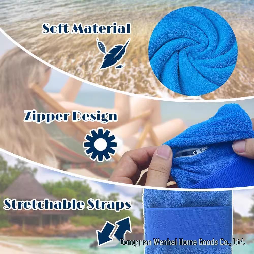 Reusable Beach Sand Removal Bag & Soft Gloves for Sand-Free Camping & Vacations