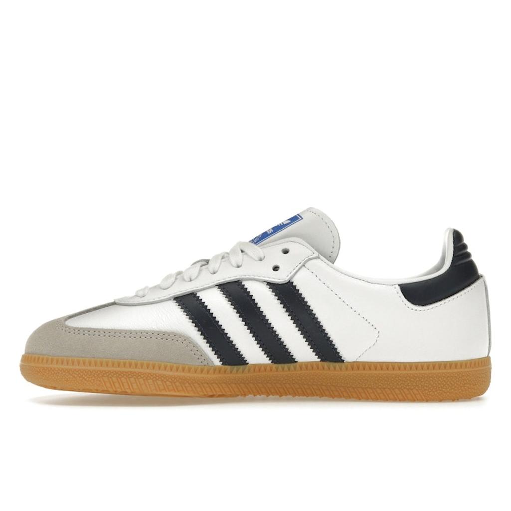 Adidas Samba OG White Night Indigo Gum Unisex Sneakers Skyhvit IF3814