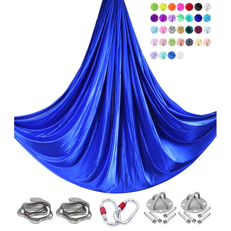 6m Nylon Aerial Yoga Hammock Set for Home and Studio Use