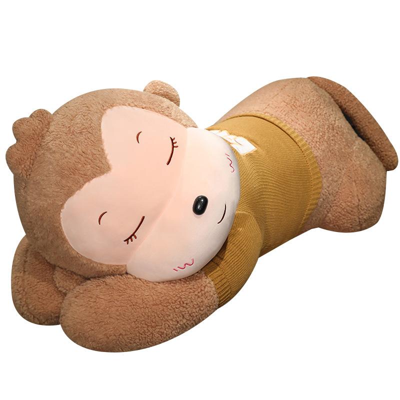 Huge Number Little Monkey Doll Pillow for Boys and Girls To Sleep with Cute Plush Toy Orangutan Doll