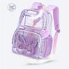 Transparenter Schulranzen Grundschulrucksack Junior High School Mädchenrucksack Leichter Wasserdichter Rucksack