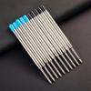 10Pcs 0.5Mm G2 Metal Roller Ballpoint Pen Refill Medium Nib Blue Black Color Ink Ball Pens Refill For School Office Writing Stationery